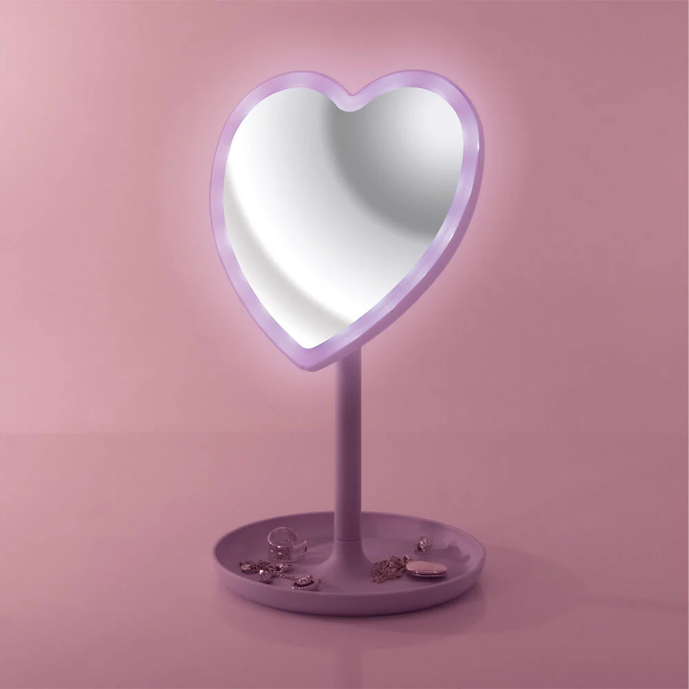 Light Up LED Heart Mirror - Image 2
