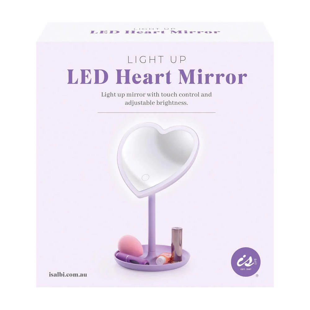 Light Up LED Heart Mirror - Image 3