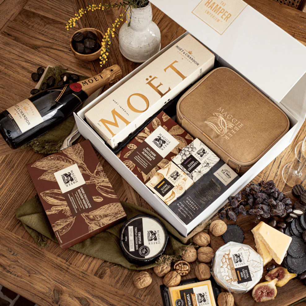 Luxury Cheese & Chocolate Hamper with Moët - Image 5