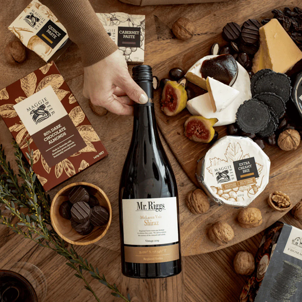Luxury Cheese & Chocolate Hamper with Shiraz - Image 5