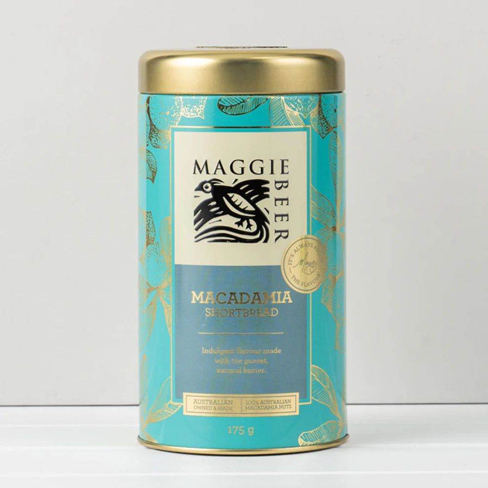 Macadamia Shortbread Tin 175g - Image 2