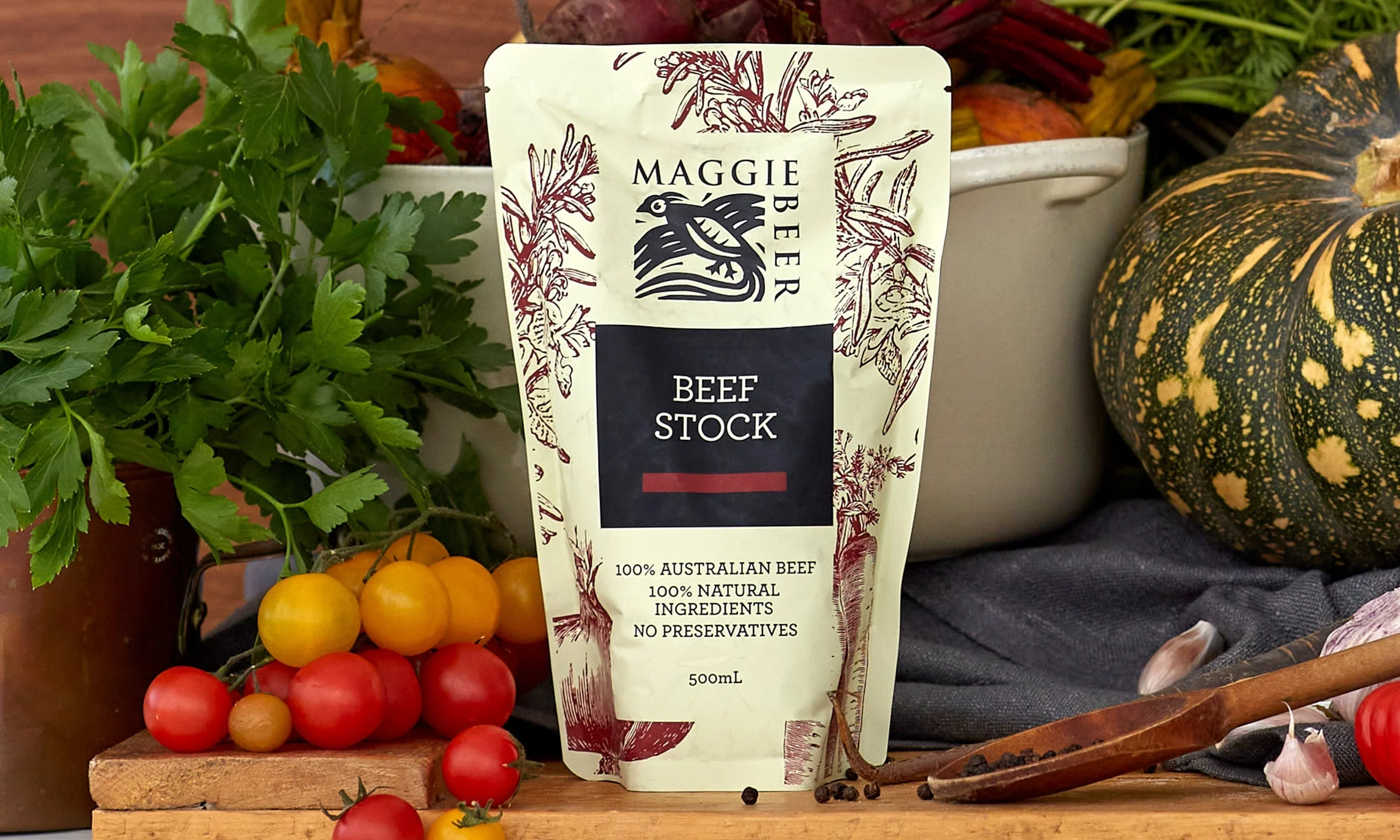 Maggie Beer Beef Stock 500ml