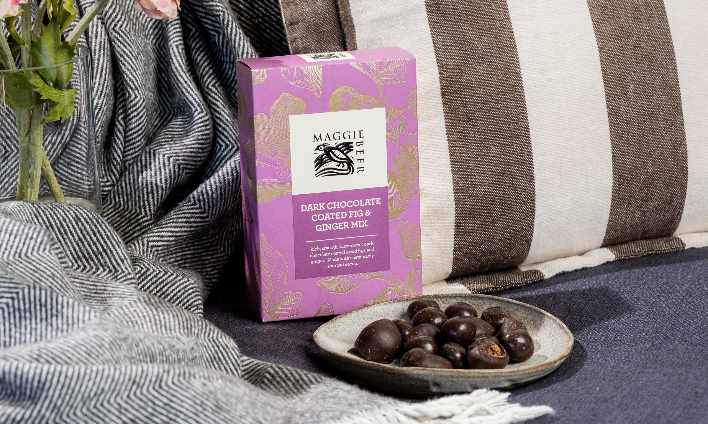 Maggie Beer Dark Chocolate-Coated Fig & Ginger Mix