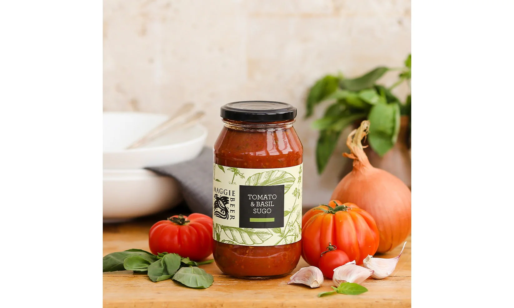 Maggie Beer - Pasta Sugo Basil 500g