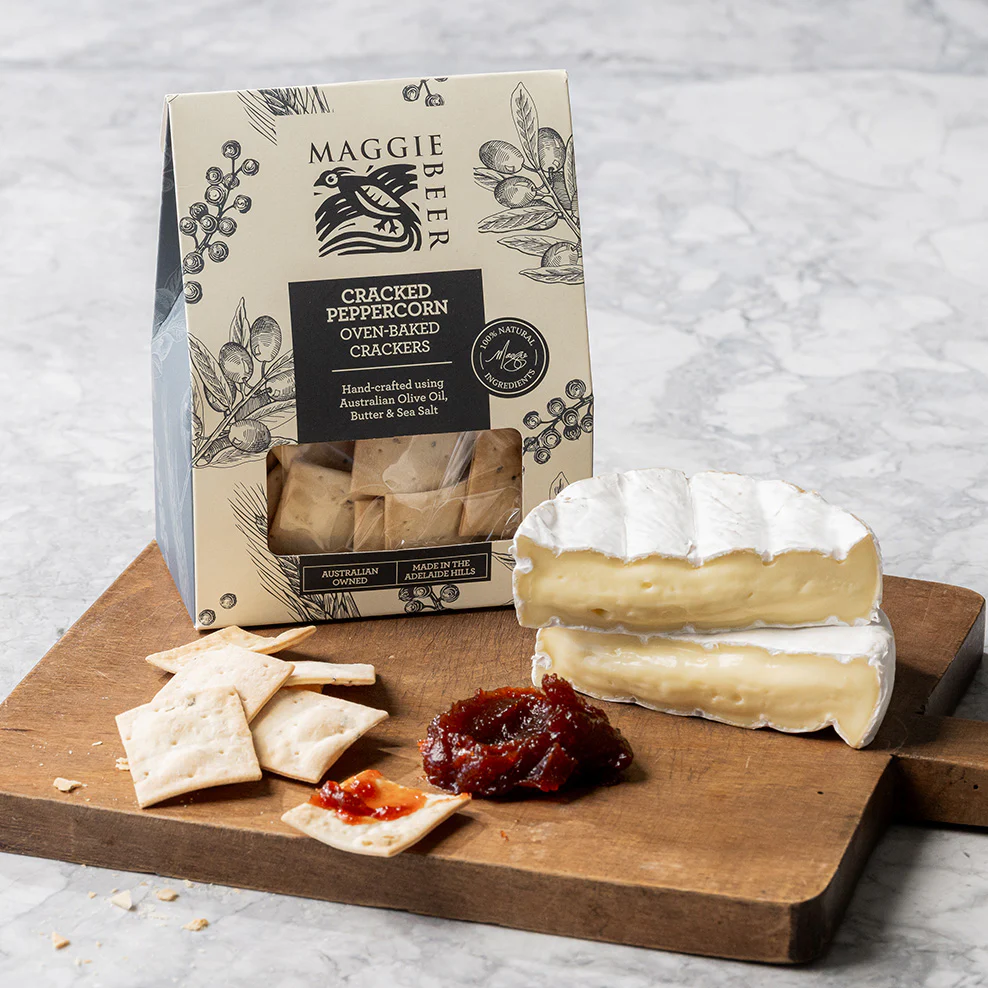 Maggie Beer Peppercorn Crackers 130g - Image 3