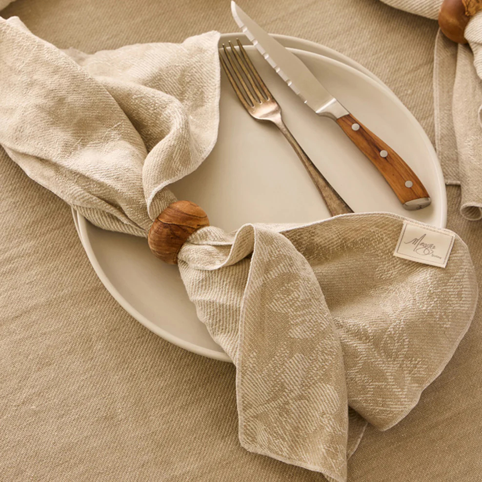 Maggie Living Napkin Rings - Set of 4 - Image 3
