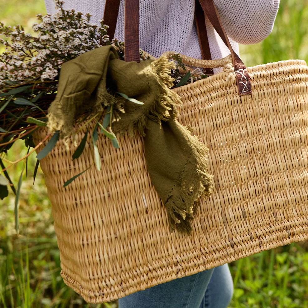 Maggie Living Small French Market Basket - Image 3