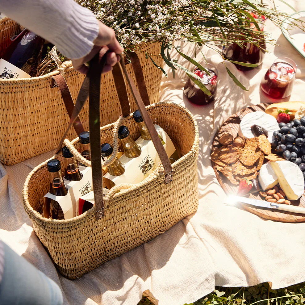 Maggie Living Small French Market Basket - Image 8