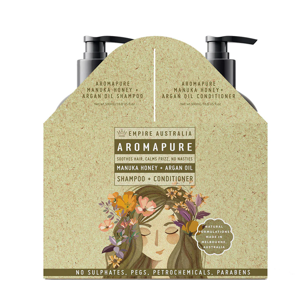 Manuka Honey & Argan Oil Hair Care Duo