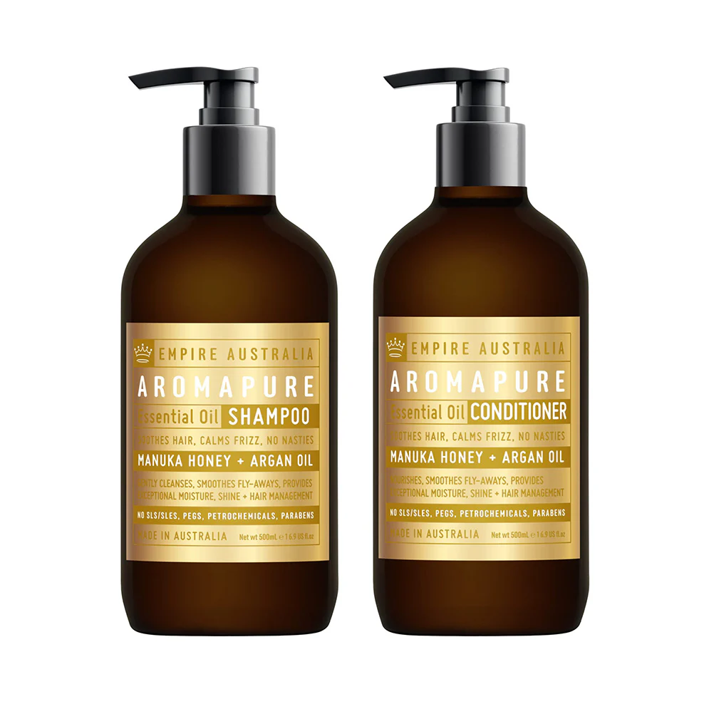 Manuka Honey & Argan Oil Hair Care Duo - Image 2