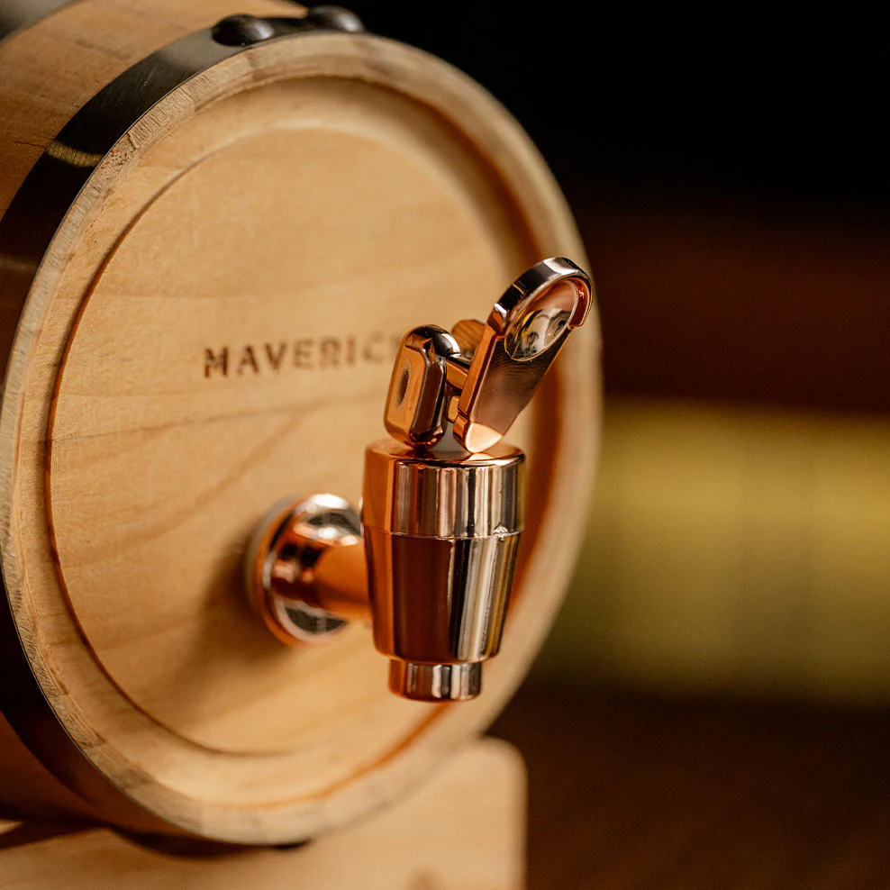 Maverick Wooden Whiskey Barrel - Image 5