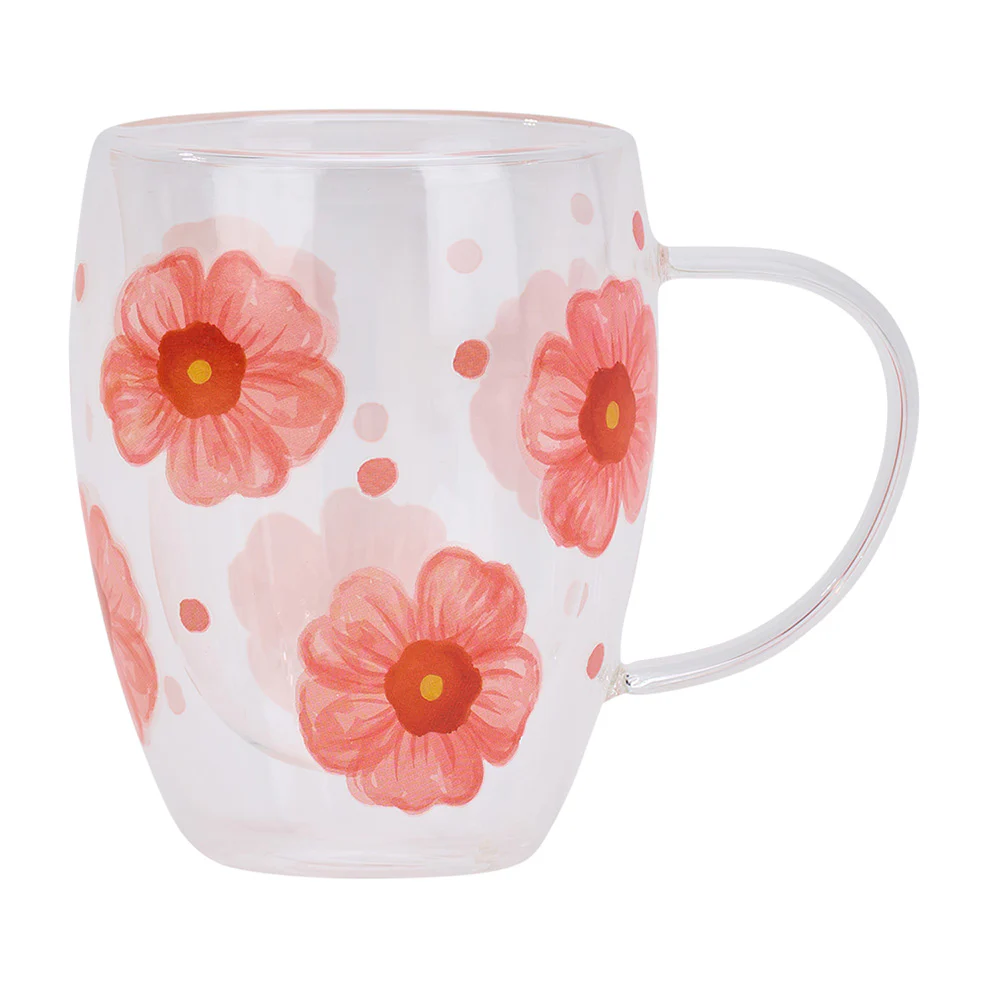 Meadow Blush Glass Mug - Image 3