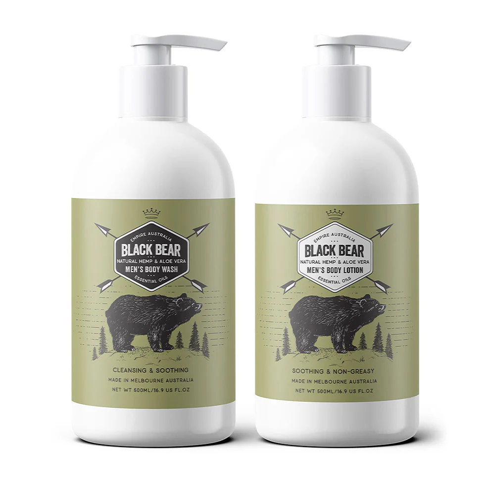 Men's Hemp & Aloe Body Care Set - Image 2
