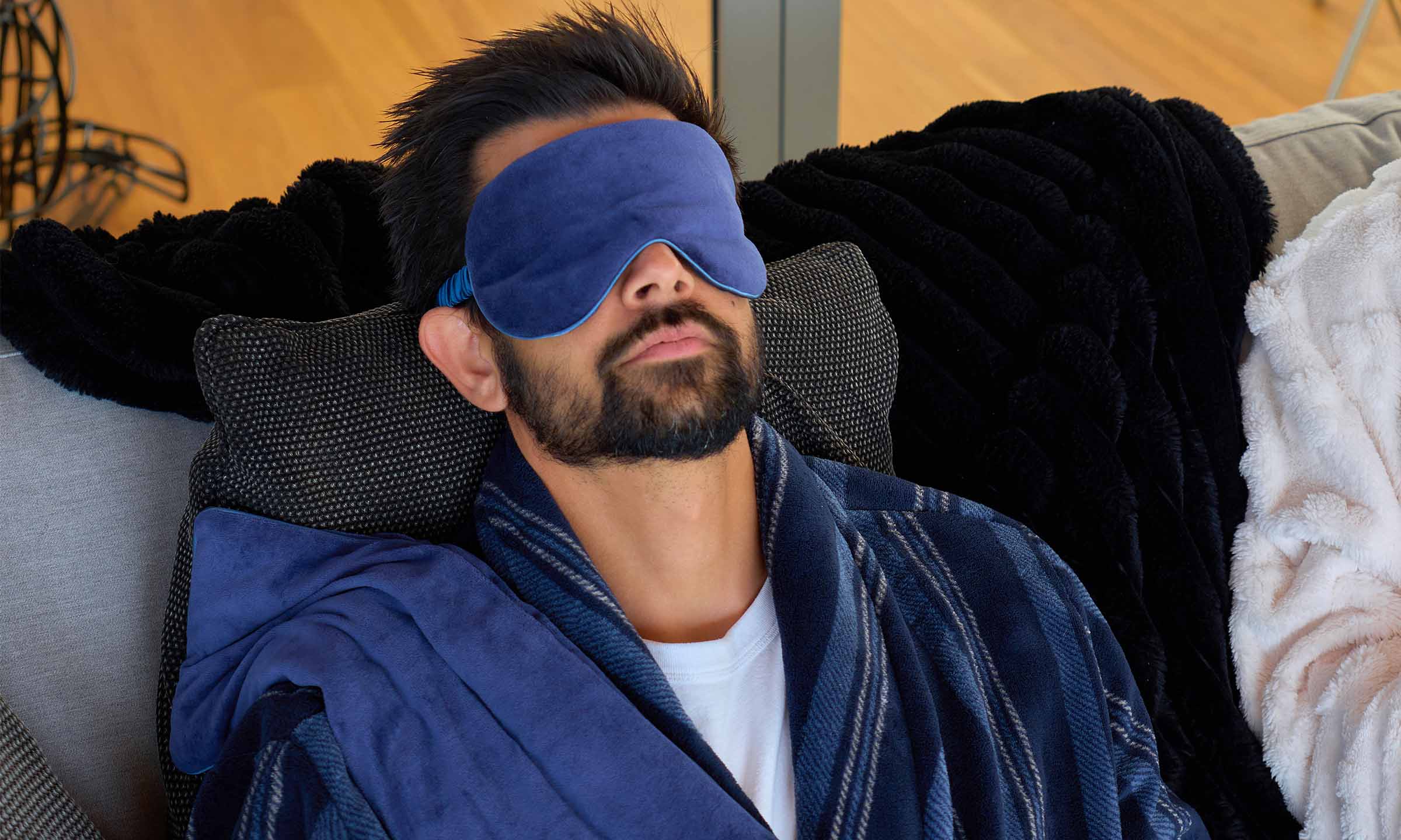 Men's Navy Sleep Mask