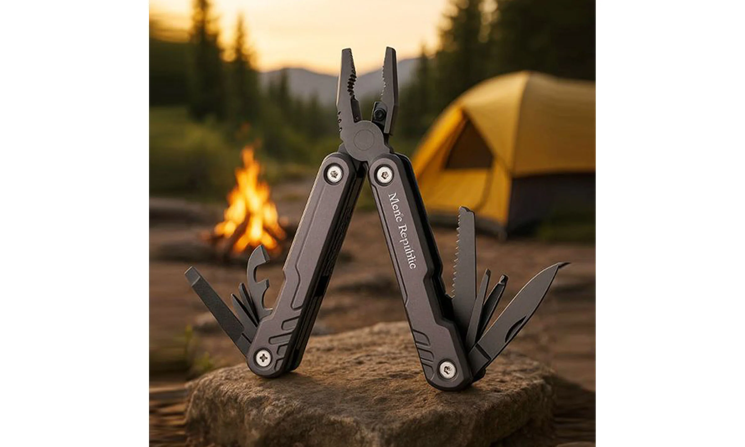 Men's Republic Multifunction Pliers & Key Chain