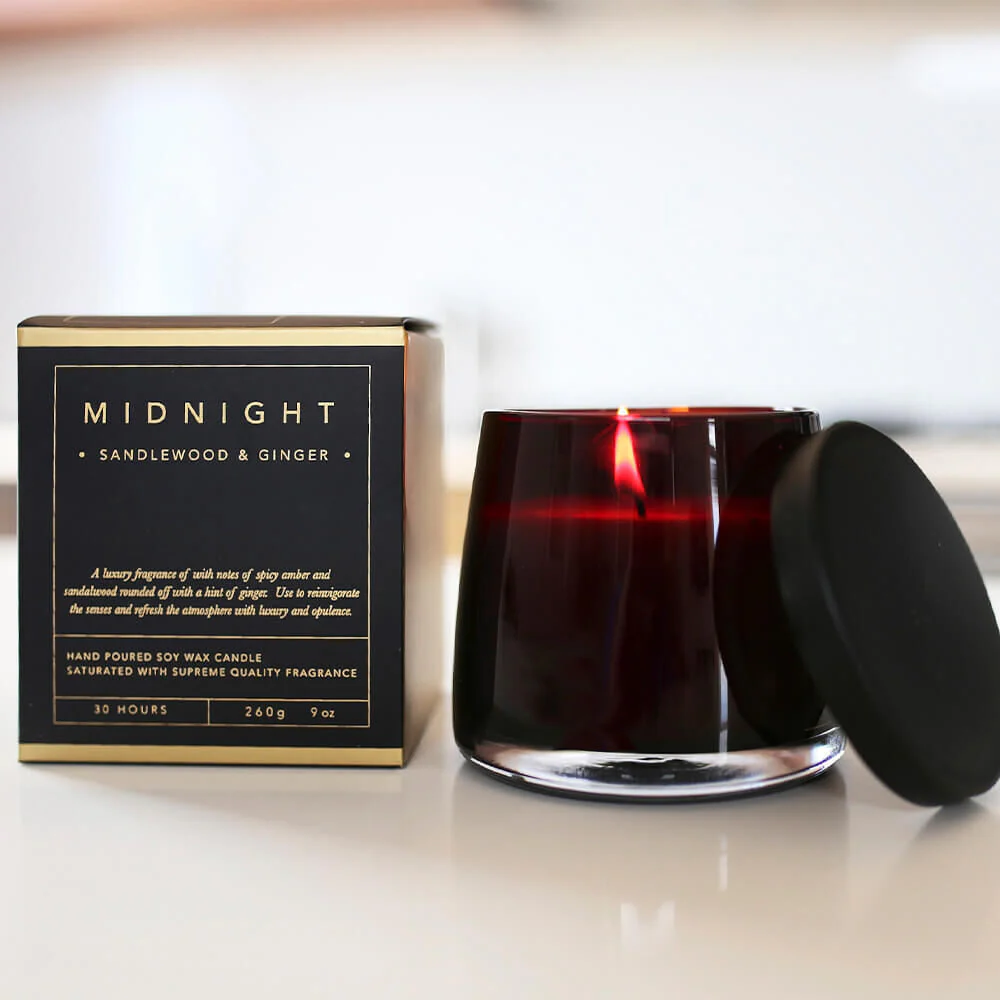 Midnight Luxury Soy Wax Candle - Image 2