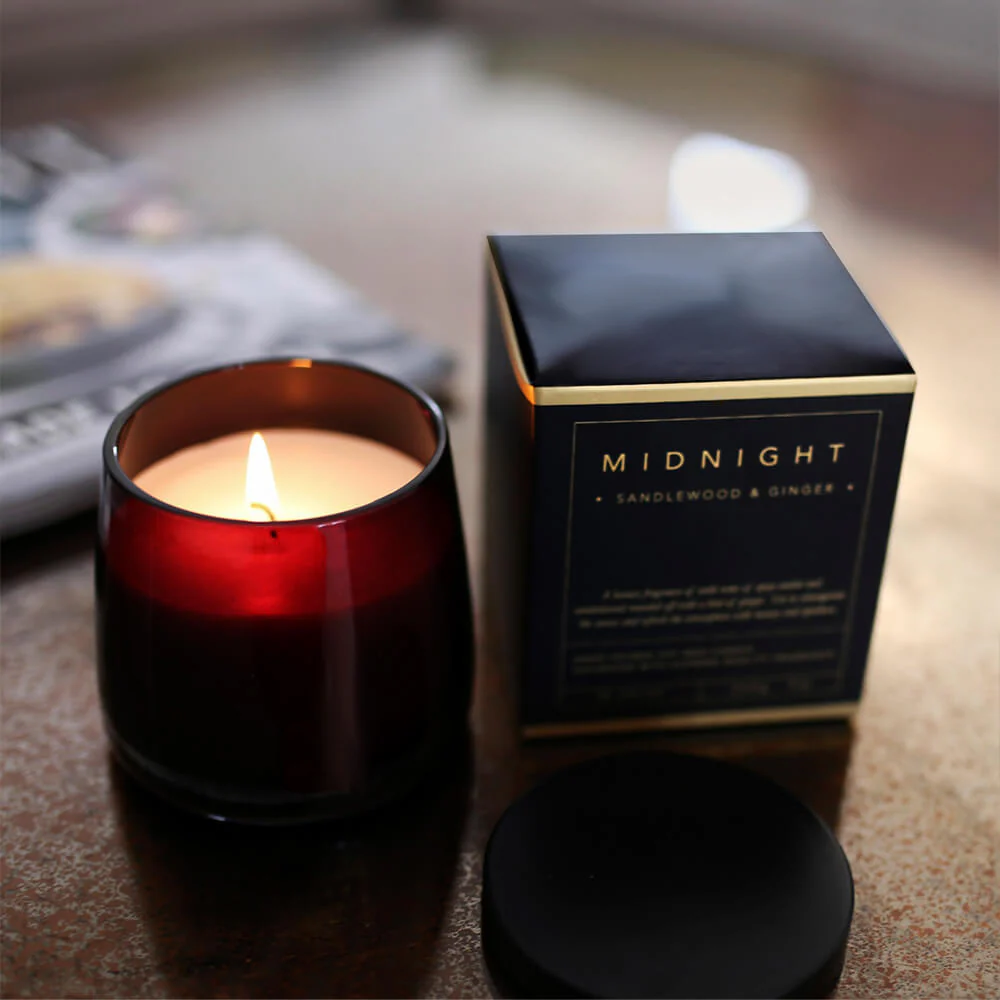Midnight Luxury Soy Wax Candle - Image 4