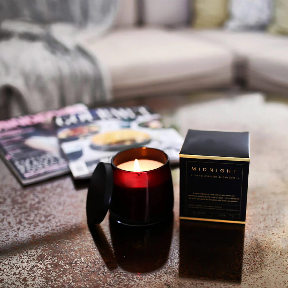 Midnight Luxury Soy Wax Candle - Image 5