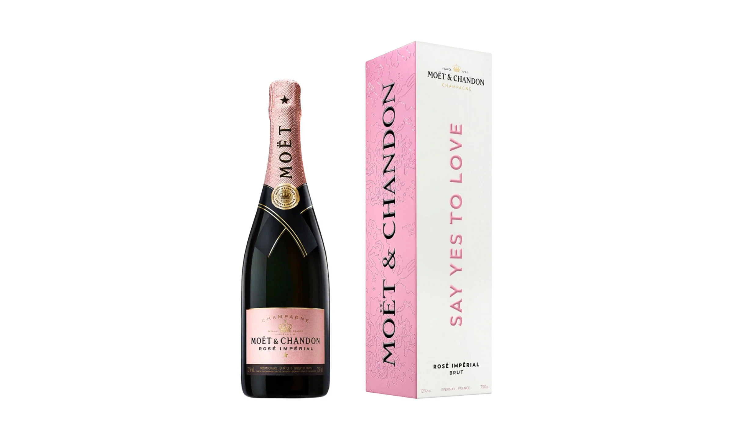 Moët & Chandon Yes to Love Rosé in Gift Box