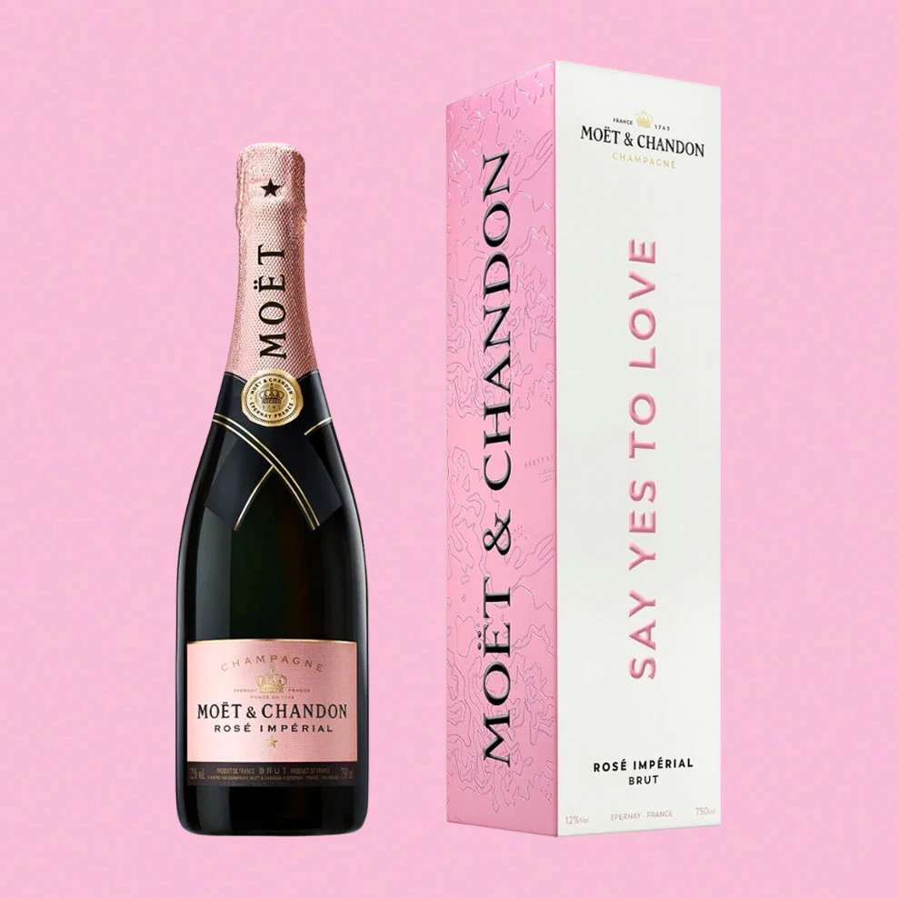 Moët & Chandon Yes to Love Rosé in Gift Box - Image 2