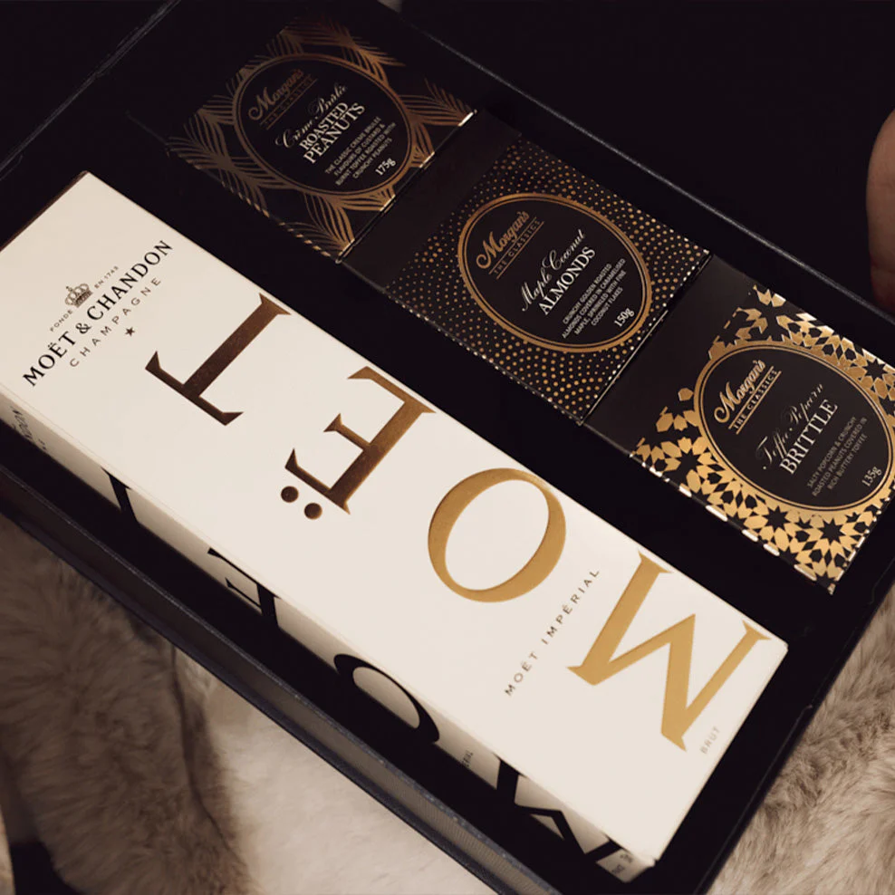Moët with Aust Sweets & Nuts Hamper - Image 3