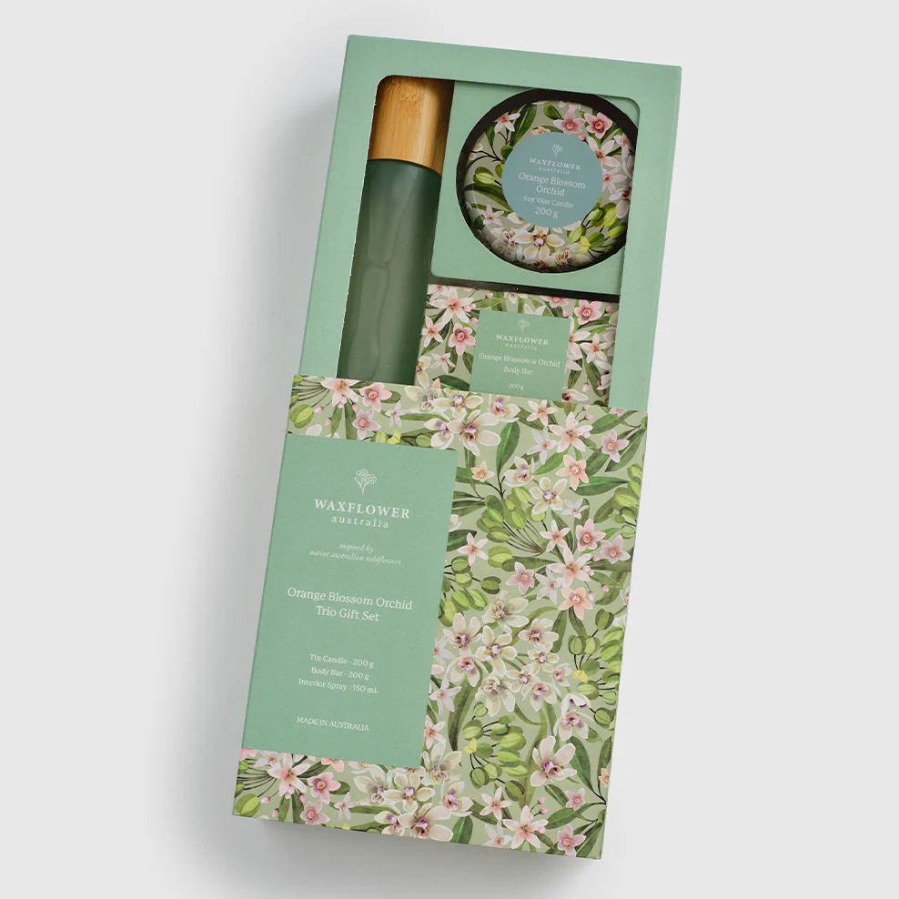 Orange Blossom Orchid Home Fragrance Gift Pack - Image 2