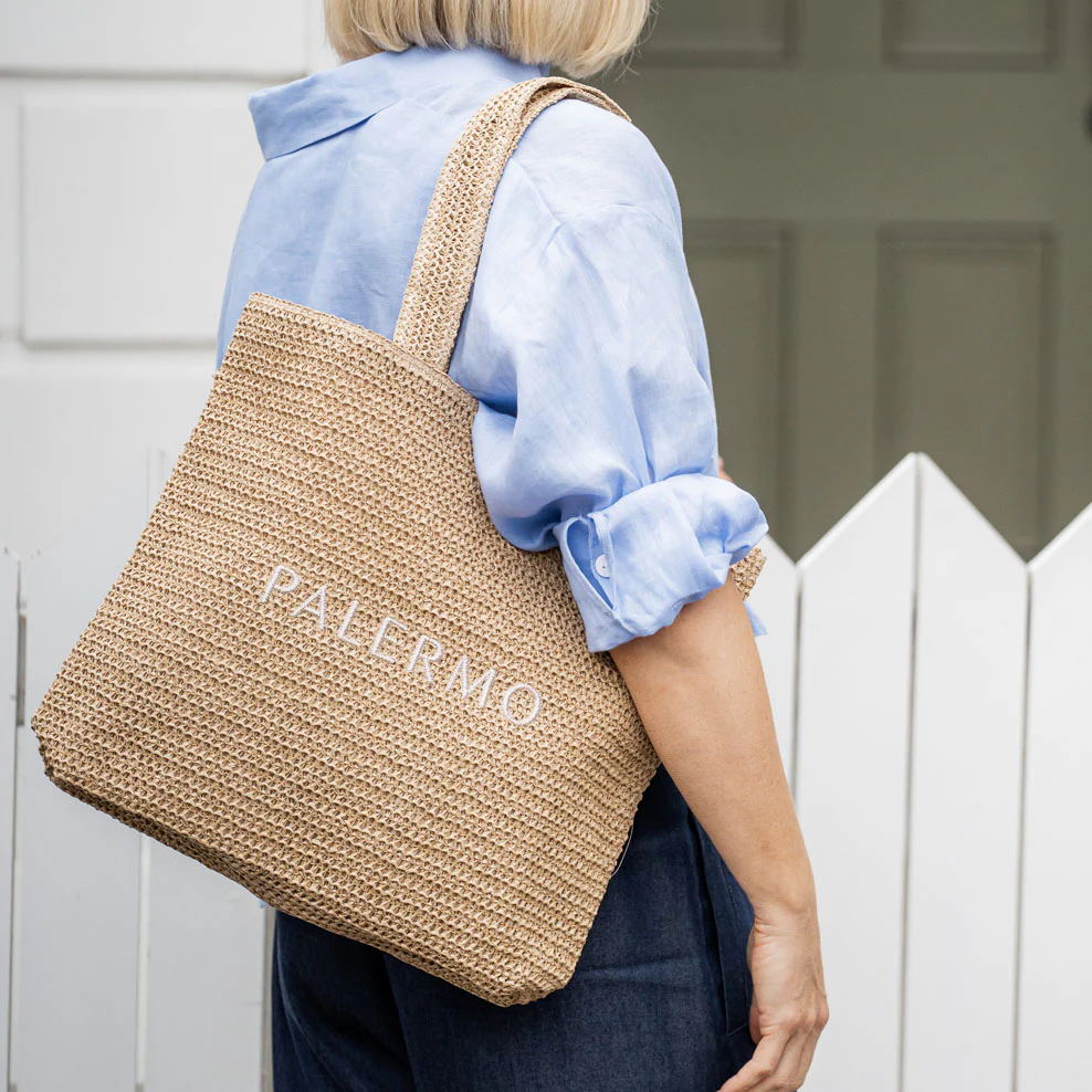 Palermo Raffia Bag