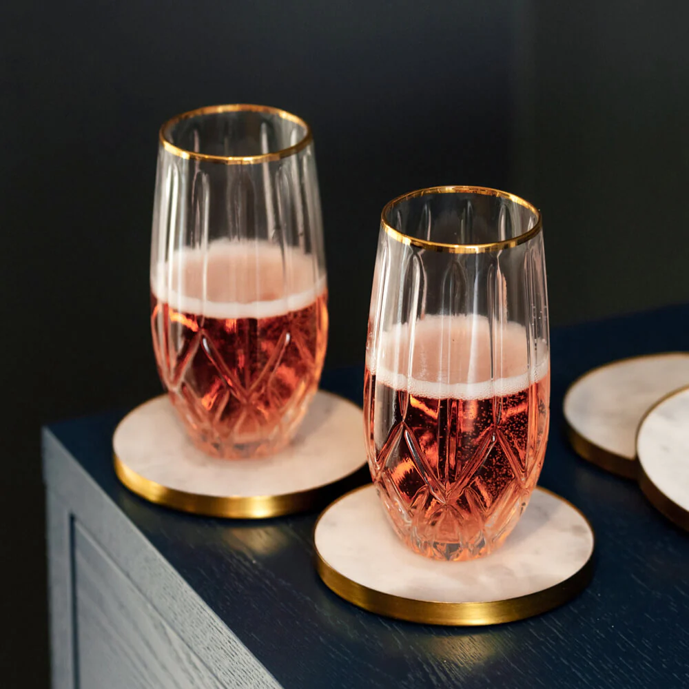 Palermo Stemless Champagne Glasses - 2 Pack - Image 3