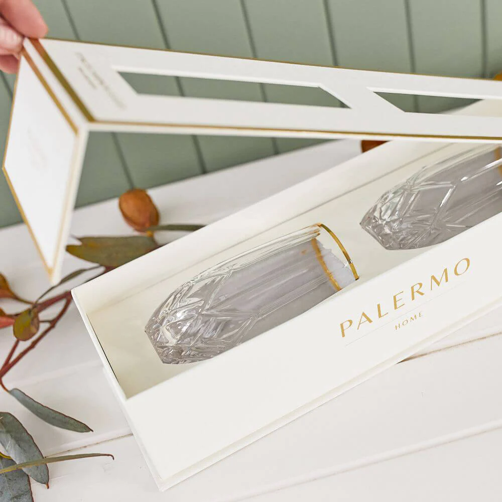 Palermo Stemless Champagne Glasses - 2 Pack - Image 5