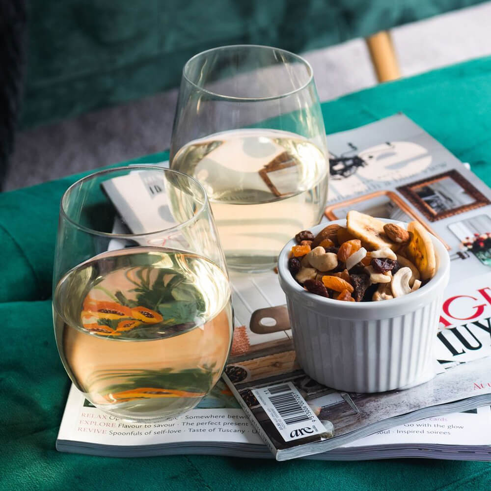 Palermo Stemless Wine Glasses - 2 Pack - Image 3