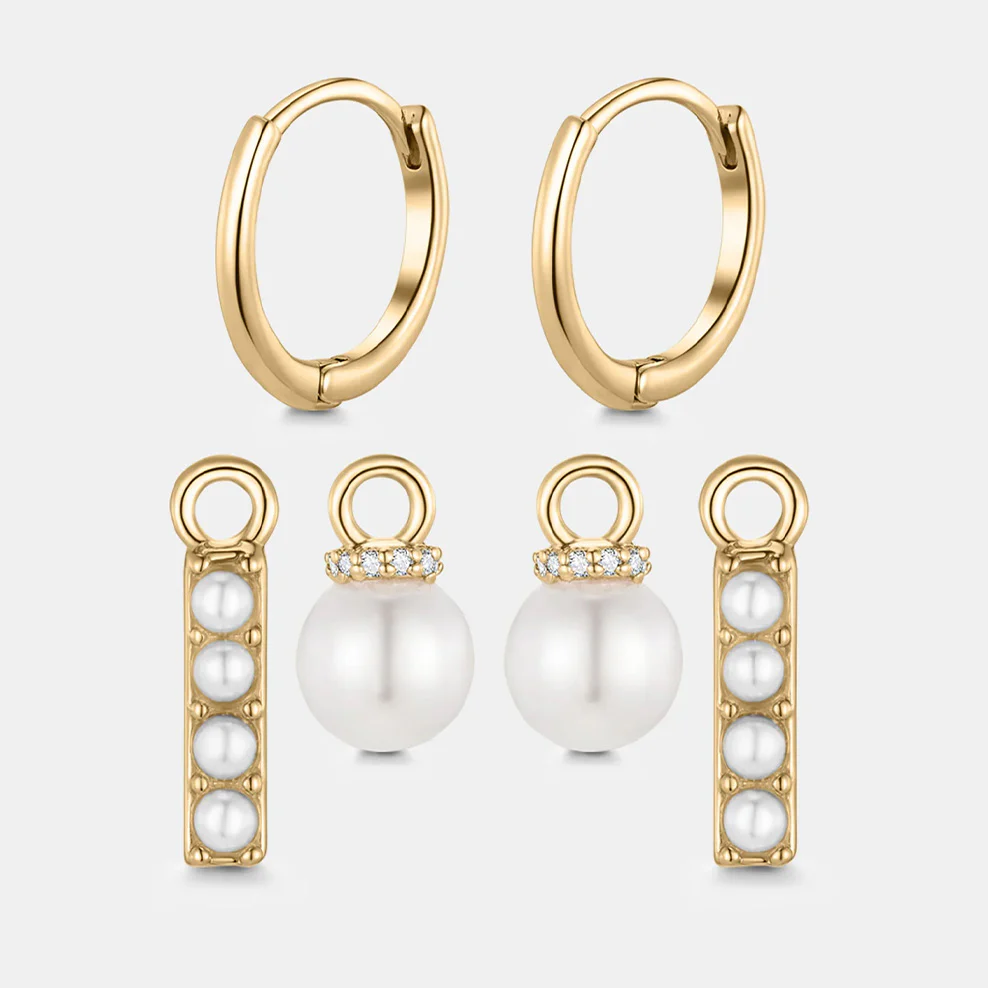 Pearl Essence Connection Earrings - Image 4