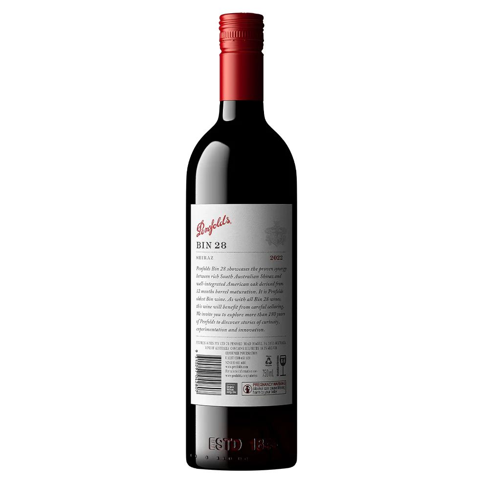 Penfolds Bin 28 Shiraz 2022 - Image 3