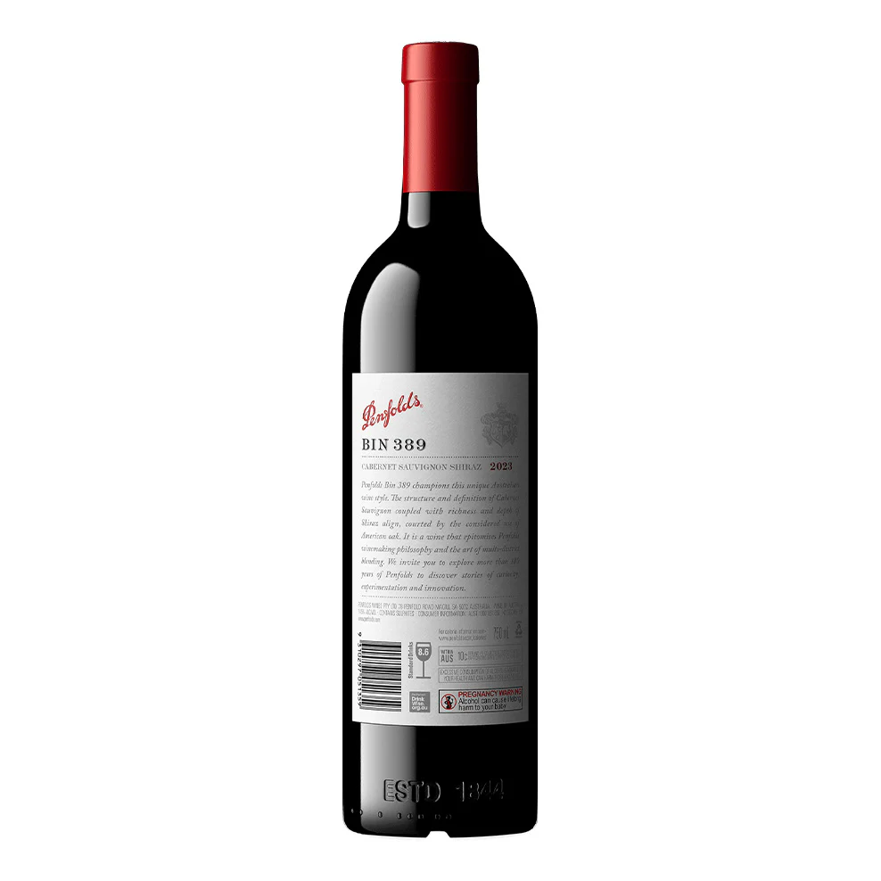 Penfolds Bin 389 Cabernet Shiraz 2023 - Image 3