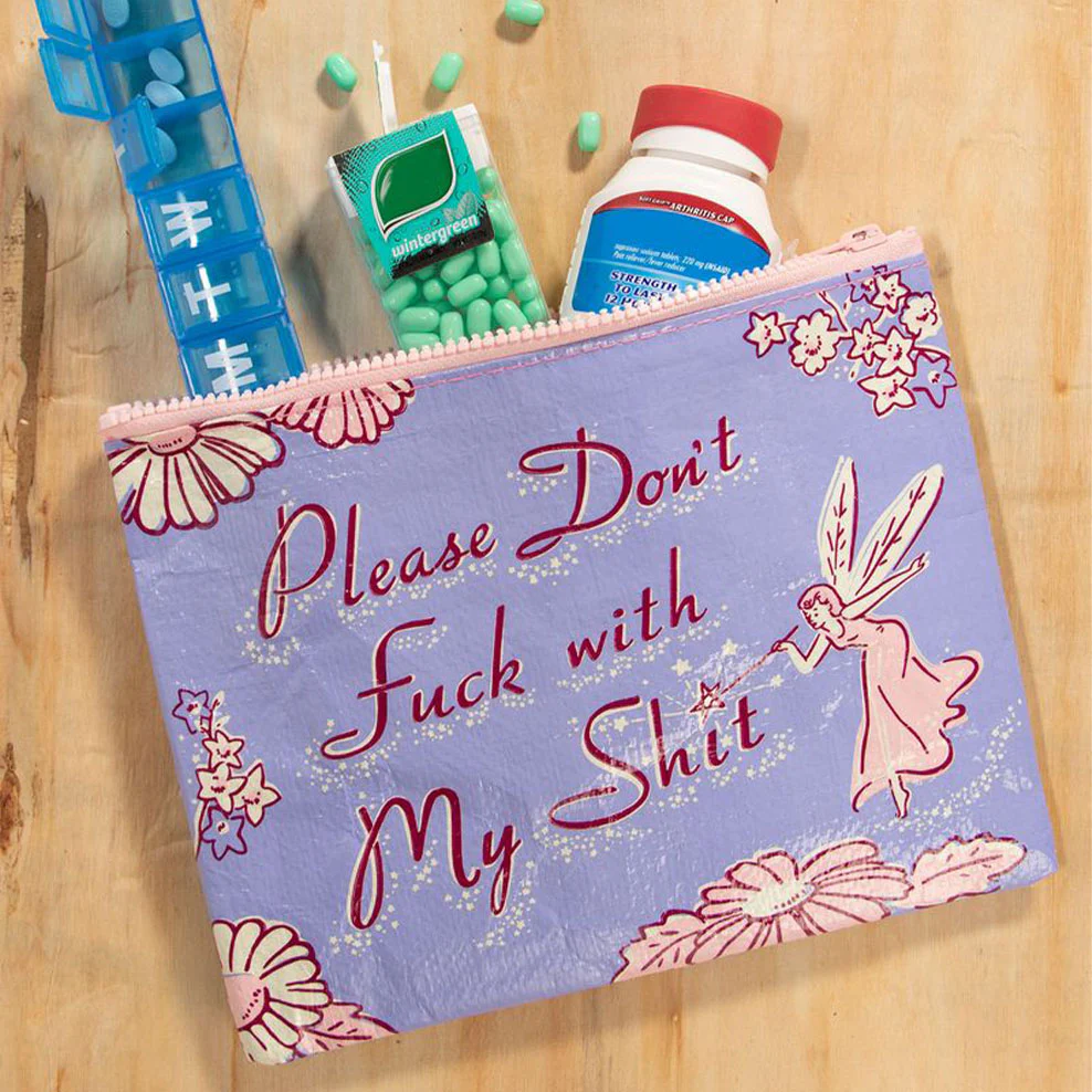 Please Don't F*ck with my Shit Zipper Pouch - Image 2