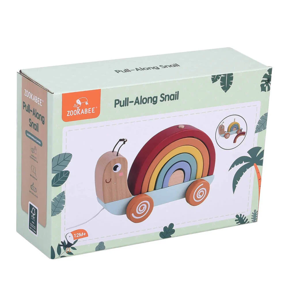 Pull Along Rainbow Snail - Image 3