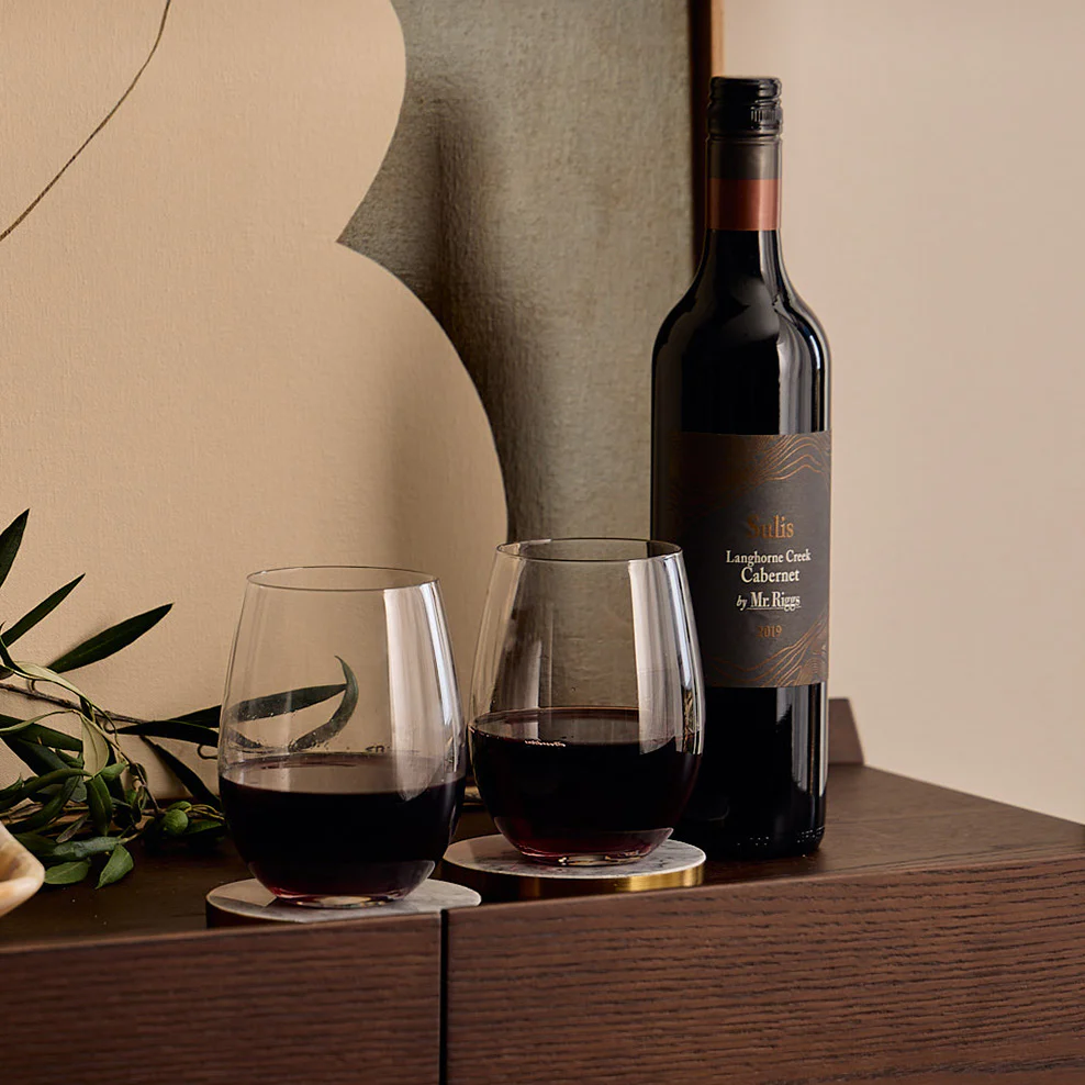 Red Wine & Stemless Wine Glasses Gift Set - Image 4