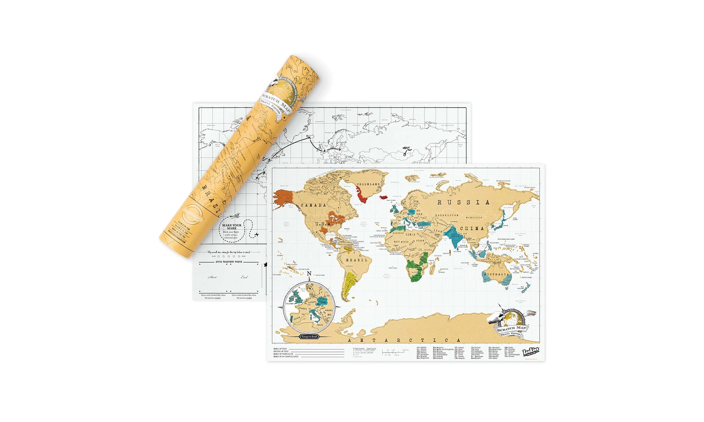 Scratch Map Travel Edition
