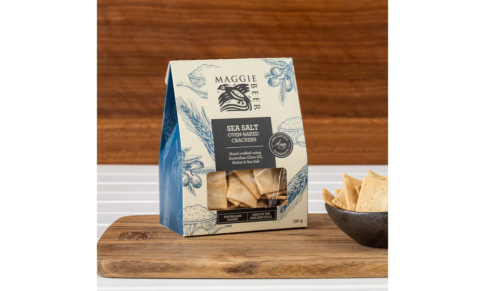 Sea Salt Oven Baked Crackers 130g