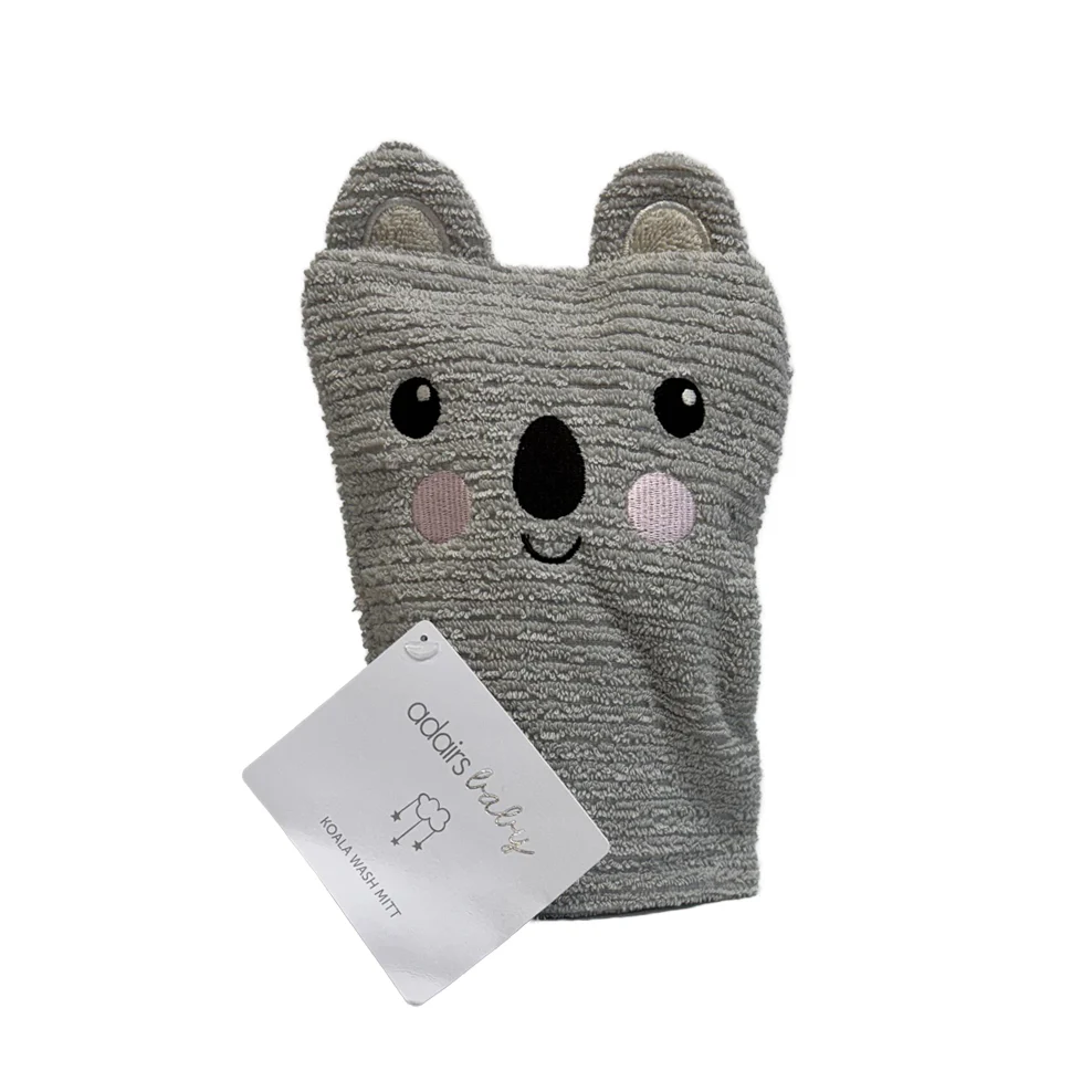 Adairs Baby Bath Time Wash Mitt- Koala