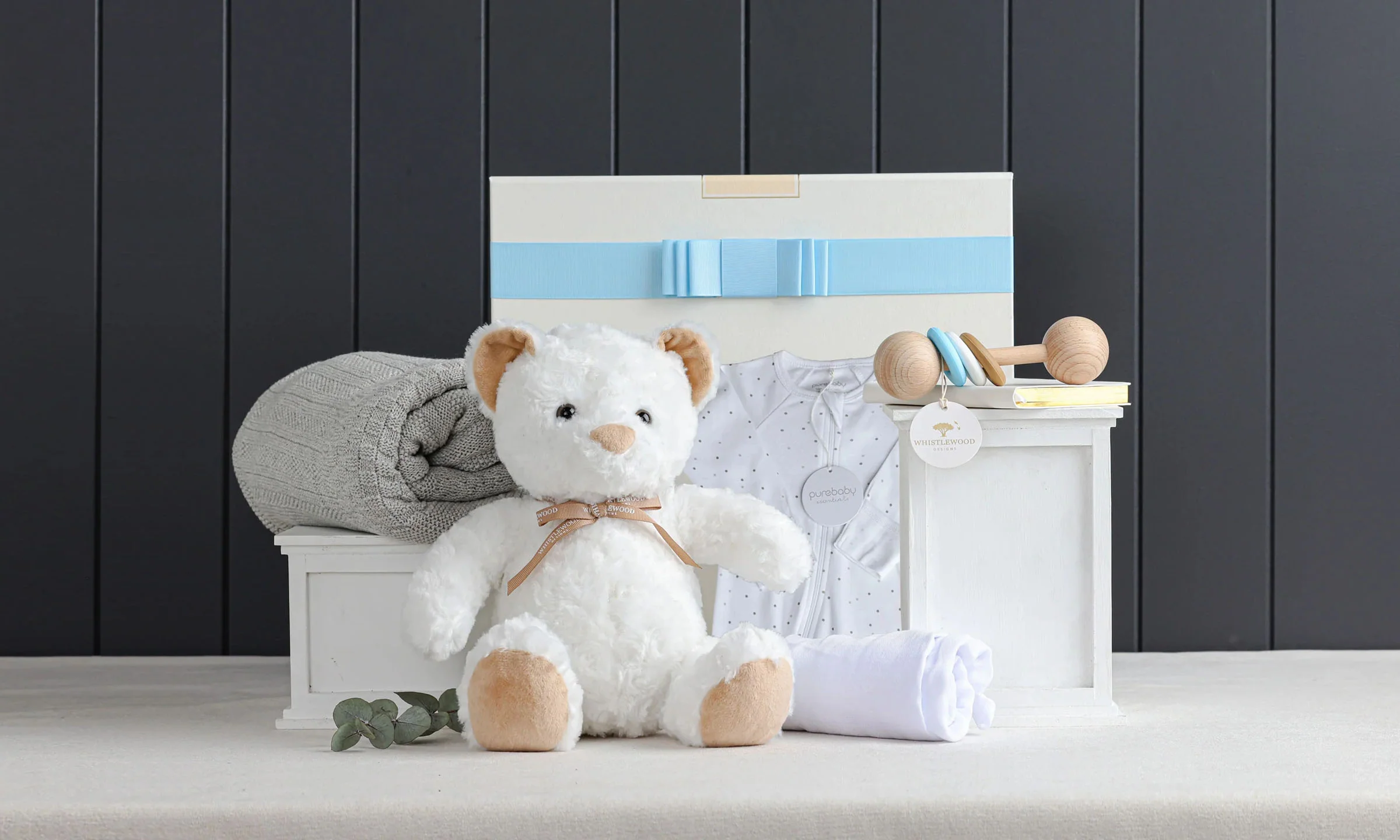 Sheridan Baby Boy Snuggles Hamper