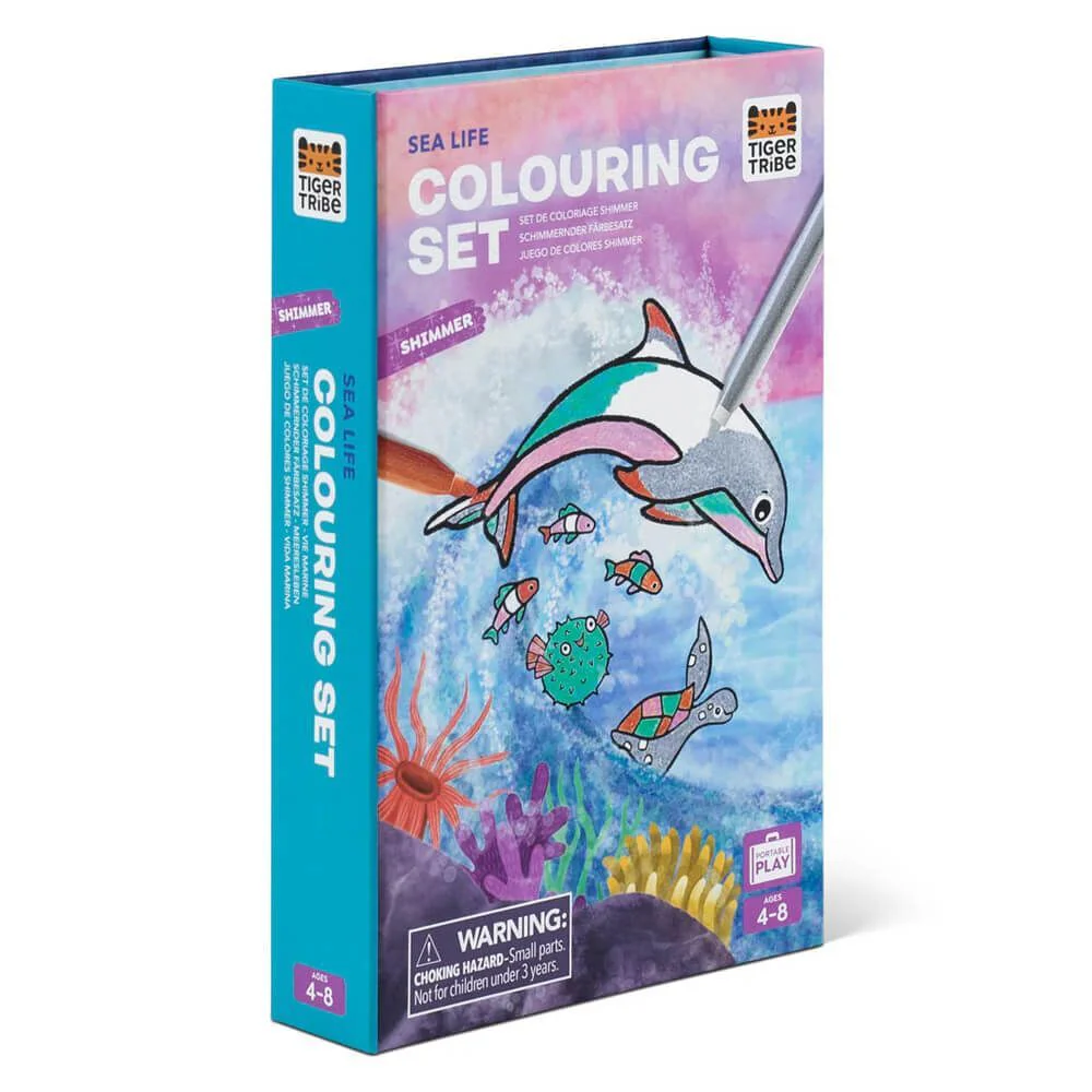 Shimmer Colouring Set - Sea Life - Image 5