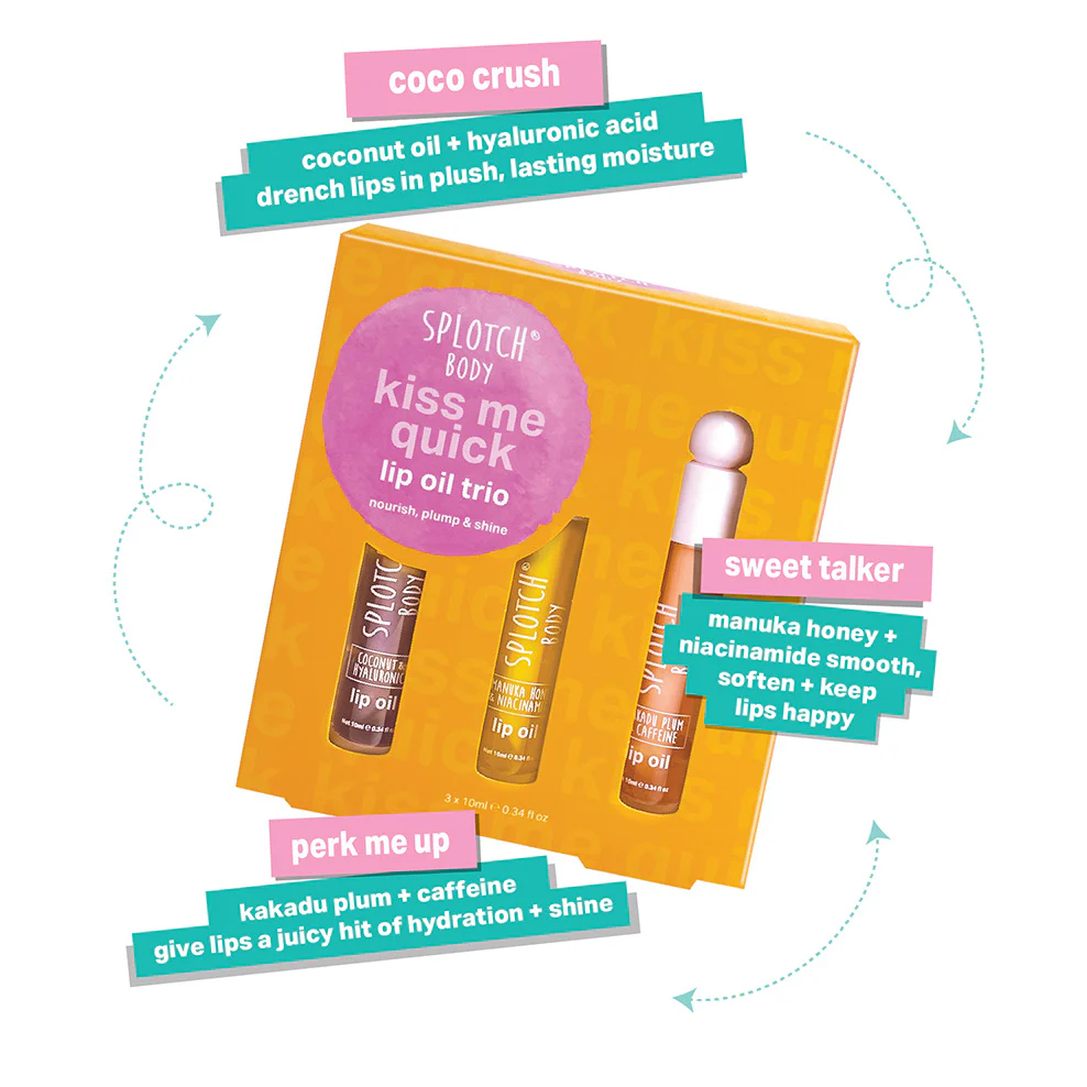 Splotch Kiss Me Quick Lip Oil Trio - Image 2