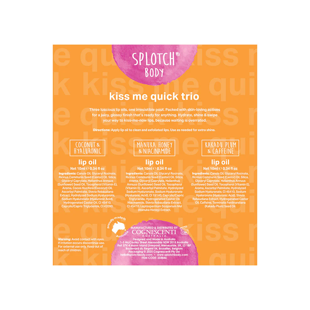 Splotch Kiss Me Quick Lip Oil Trio - Image 4