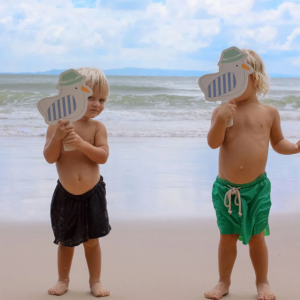 Sunnylife Kids Velcro Beach Bats - Seagull - Image 3