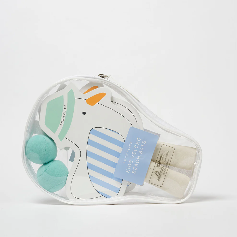 Sunnylife Kids Velcro Beach Bats - Seagull - Image 5