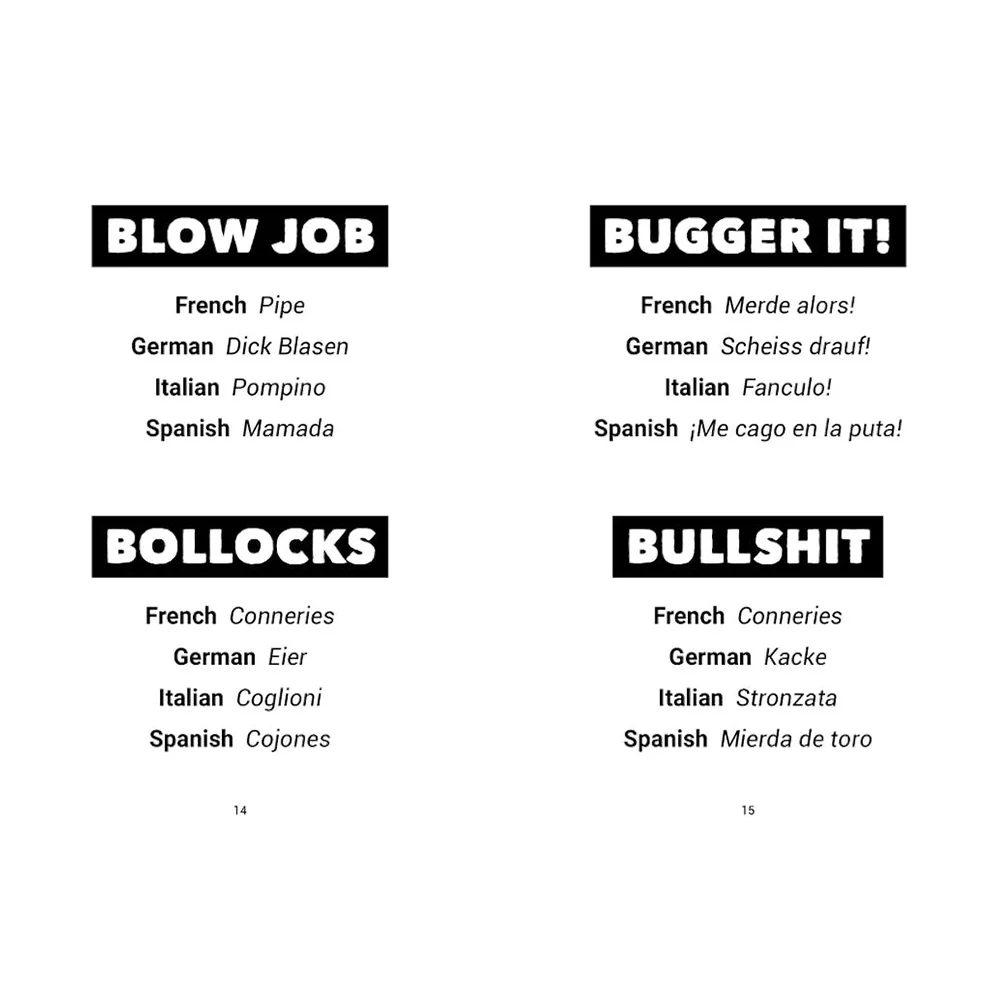 The Little Book of Foreign Swear Words - Image 3