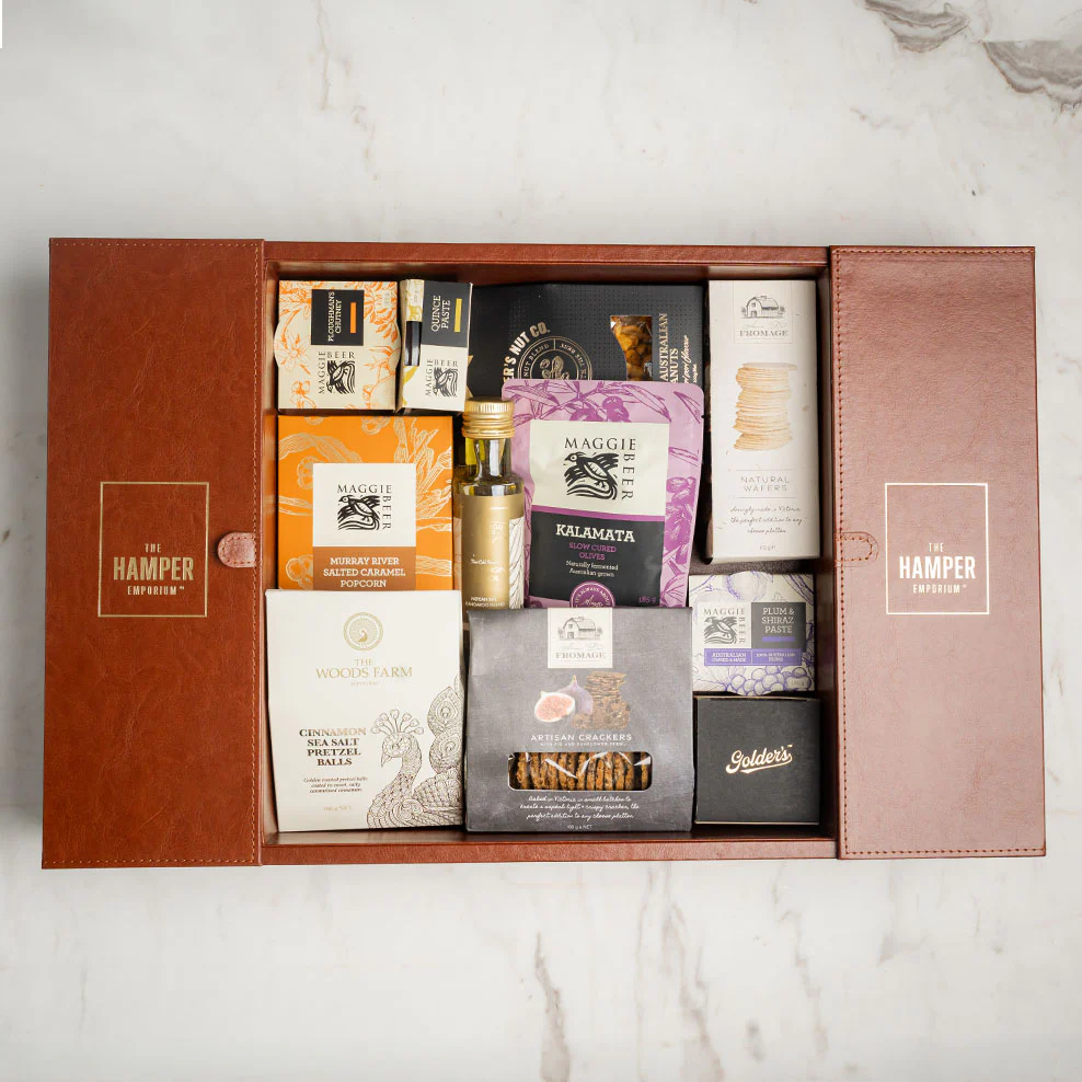 The Ultimate Foodies Celebration Keepsake Box with Shiraz & Sparkling Wine - Image 3