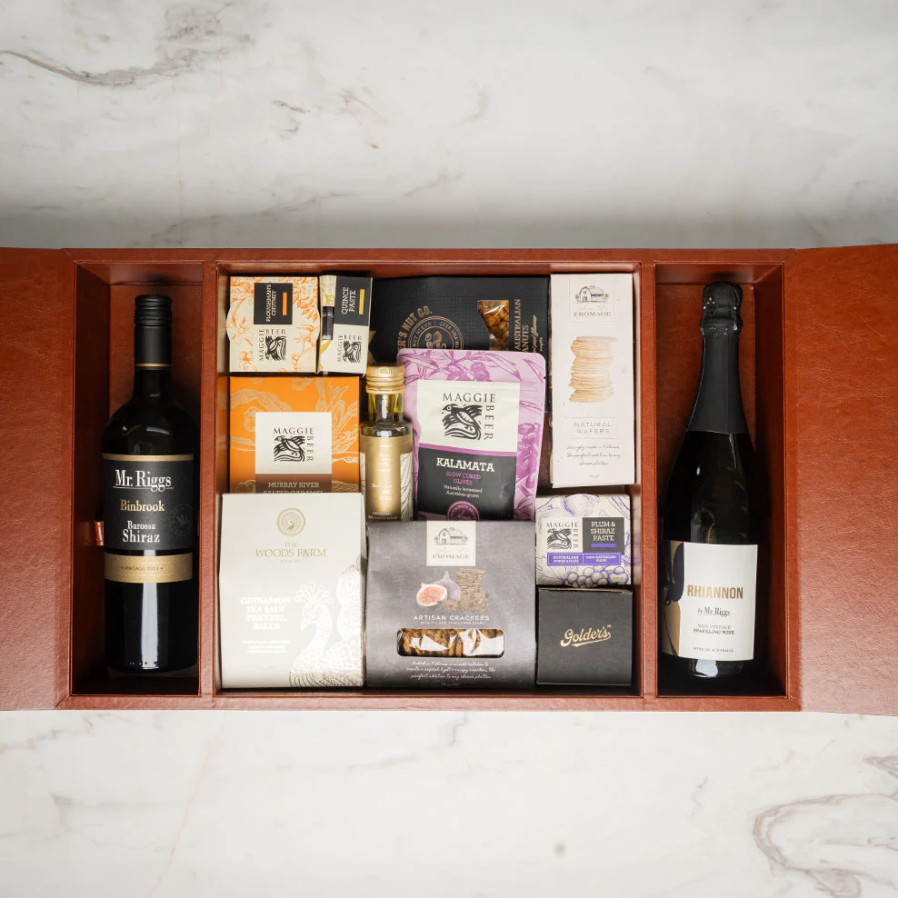 The Ultimate Foodies Celebration Keepsake Box with Shiraz & Sparkling Wine - Image 4