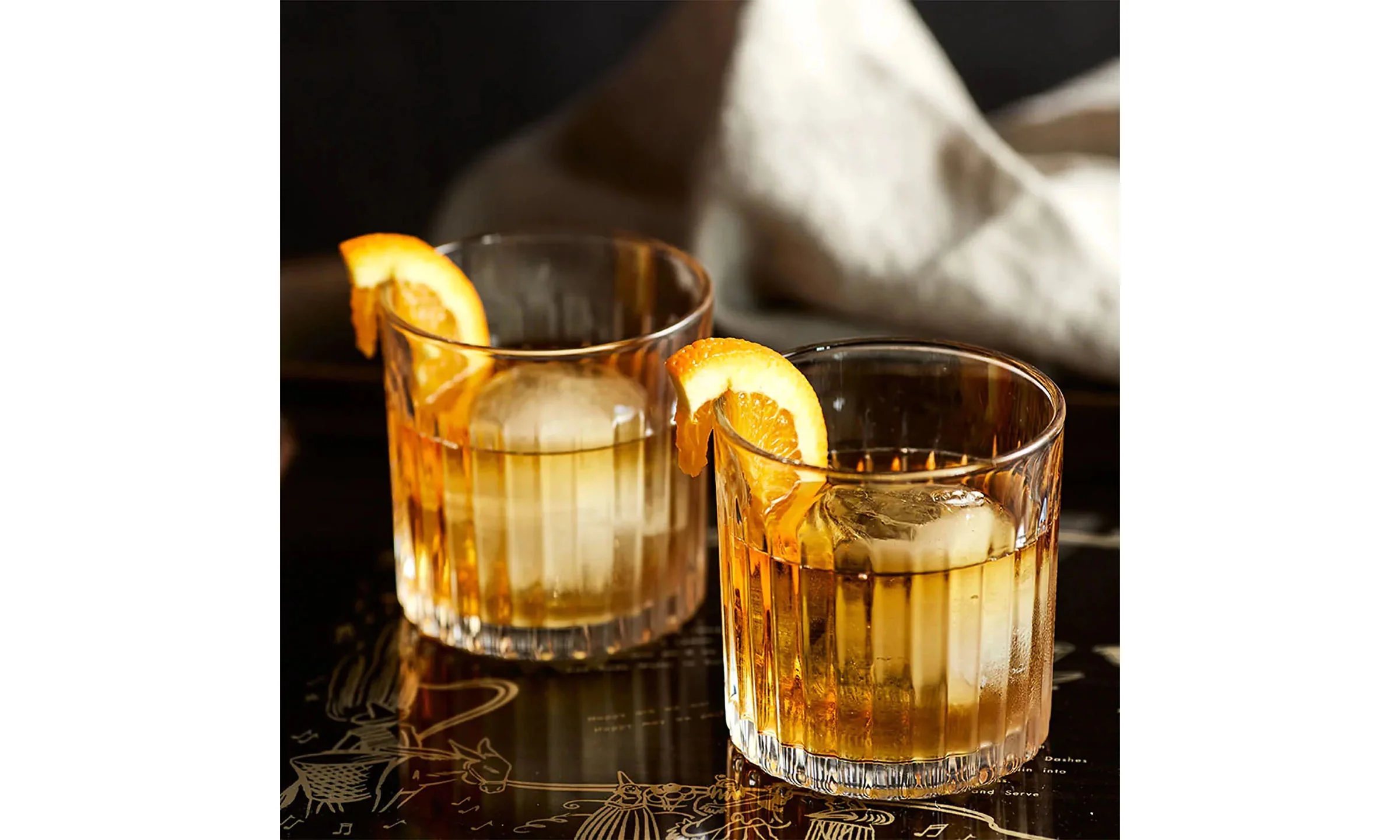 Whisky Tumblers & Ice Stones (Set of 2)