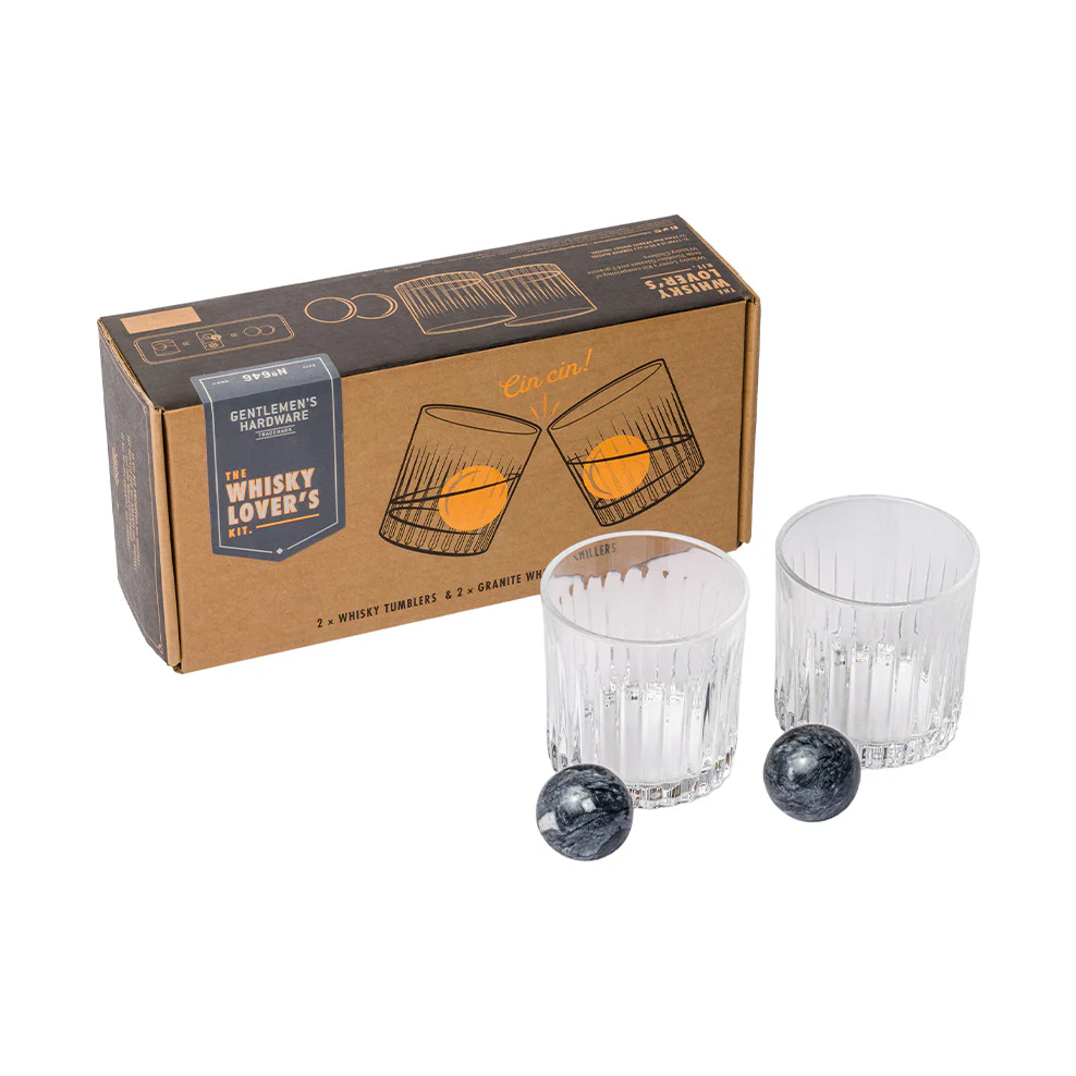 Whisky Tumblers & Ice Stones (Set of 2) - Image 2